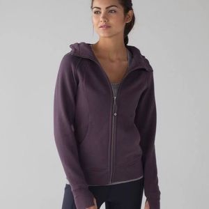 Lululemon Dark purple scuba hoodie, 8